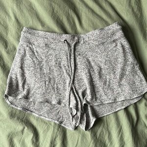 Heather Grey Mini Shorts